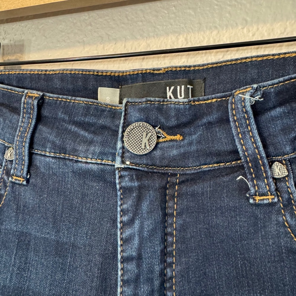 Kut from the Kloth 8 Blue Connie High Rise Fab AB Ankle Skinny Jeans KP1224MA9 - Picture 12 of 13